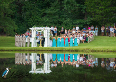 Outdoor Wedding by Lake